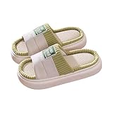 Barfuss Hausschuhe Damen Casual Hausschuhe Flache Schuhe Sandalen Hausschuhe rutschfest...