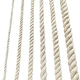 Seil Baumwollkordel Kordel Dickes Baumwollseil Rope Garn 10mm(4M) Kordelband Tau Tauseil...