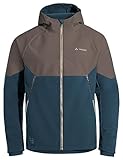 VAUDE Herren Mens Qimsa Softshell Jacket, Coconut/dark Sea, L EU