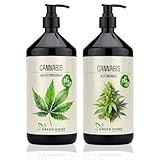 Green Home Hanf- & Cannabis-Dünger Konzentrat Set – 1L Wachstumsdünger & 1L...