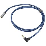 Hosi 3,5-mm-Buchse auf Stecker-Audiokabel, Schlankes HiFi-Audio-90-Grad-Audiokabel mit...