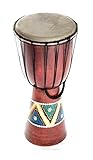 20cm Djembe Bunt Bemalt Djembe Trommel Bongo Drum Handtrommel Buschtrommel Percussion...