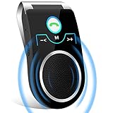 Bluetooth KFZ Freisprecheinrichtung, Bluetooth 5.0 In Car Speakerphone Handsfree Car Kit...