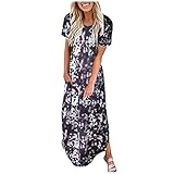 Zldhxyf Neckholder Kleid Damen Floral Spitze Sommerkleid Neckholder Partykleid Rockabilly...