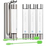 Fizzpod Home Soda Maker Sprudelwassersprudler mit 3 Flaschen und 2 Flaschenbürsten...