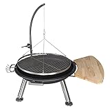 DRULINE Schwenkgrill - Holzkohlegrill - Feuerschale - Barbeque Grill - BBQ -...