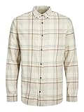 JACK & JONES Male Hemd Kariertes Twill