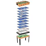 vidaXL Multigame Spieletisch 15-in-1 Tischfußball Kicker Billard Hockey...