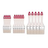 M7 Flachpinsel-Set 15-teilig, Breite 1 Zoll-5 Stück, Breite 1,5 Zoll-5 Stück, Breite 2...