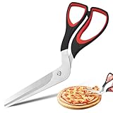 Pizzaschere, Pizzaschere mit scharfer Edelstahlklinge - Ergonomische...