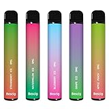 Bescig Einweg Vape 5Pcs E Shisha Einweg 800 Züge Einweg E zigarette Ohne Nikotin,...