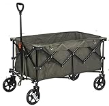 RUHEN Trolley Cart Outdoor Klappbarer Mehrzweckwagen Lagerwagen Einkaufswagen Camping...