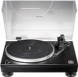 Audio-Technica LP5x Manueller Plattenspieler mit Direktantrieb Schwarz