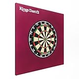 Kings Dart Dart-Set | Dartboard Komplettset: Turnier-Dartscheibe + Dart-Surround...