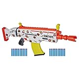 NERF Fortnite AR-Durrr Burger Motorisierter Blaster – Anpassungsaufkleber, 20 Darts,...