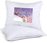 Utopia Bedding Kopfkissen Kleinkind 40 x 60 cm, 2er-Set Kinderkopfkissen,...