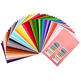 Gtwinsone 40 Farben Filzstoff Basteln zum Nähen Bastelfilz 20 x 30 cm...