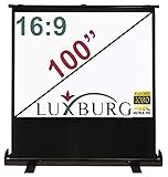 Luxburg® Full HD 3D Tragbar Kofferleinwand Mobile Leinwand Beamer...