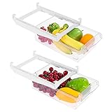 Viesap Kühlschrank Organizer, 2PCS Kihlschrank Organizer Set,...