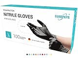 EUROPAPA 100x Nitrilhandschuhe Box Einweghandschuhe, Einmalhandschuhe,...