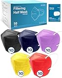 Tayogo 50 Stück FFP2 Maske Atemschutzmaske 5-Lagen hygienisch einzelverpackt...