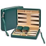 Yellow Mountain Imports Reise Backgammon Mini-Spielset, Izmir - Magnetische...