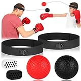 Flintronic Boxen Reflexball, Boxen Training Ball, Boxbälle mit Kopfband, Reaktionsball...