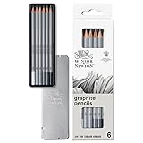 Winsor & Newton 490006 präzisions Bleistifte - Graphic , 6 Skizzierstifte in...