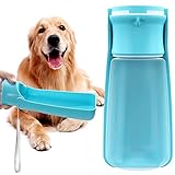 SOICTA Hundetrinkflasche für Unterwegs zum Gehen 19 OZ oder 12 OZ Tragbare Hunde...