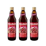 RABENHORST - Cranberry Muttersaft 3er Pack (3 x 700 ml). 100 % purer Cranberry-Direktsaft...