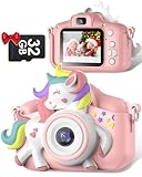 Kinderkamera, Gofunly Kinder Kamera 1080P 2,0-Zoll-Bildschirm Kamera Kinder mit 32GB-Karte...