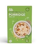 LiveFresh Porridge Apfel-Zimt | Aus Sojaflocken | Kalorienarm & Proteinreich | Vegan &...