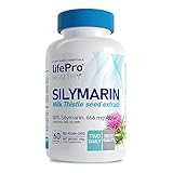 Life Pro Silymarin 120 Kapseln | Ergänzung mit 30% Mariendistel zur Regulierung der...