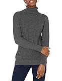 Amazon Essentials Damen Leichter Rollkragenpullover Mit Zopfmuster (Erhältlich...