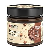 MaxiNutrition Protein Cream Haselnuss-Nougat 200g im Glas, Schokoladenaufstrich...