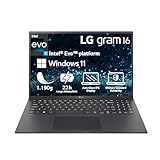 2023 LG gram 16 Zoll Notebook - 1,190g Intel Core i7 Prozessor (16GB LPDDR4x...