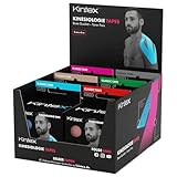 Kintex 6 Rollen Kinesiologie-Tape Set, 5 cm x 5 m, gemischt, Physiotape,...