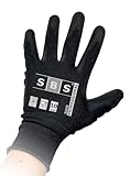 SBS Nylonhandschuhe | 12 Paar | Größe 10 Professional | Bauhandschuhe Arbeitshandschuhe...