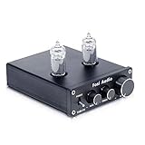 Fosi Audio P1 Röhrenvorverstärker Mini-HiFi-Stereo-Puffer-Vorverstärker 6K4...