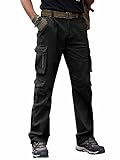 Breampot Herren Cargohose Baumwolle Baggy Chino Hosen Freizeit Outdoorhose Arbeitshose...