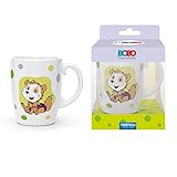 Trötsch Bobo Siebenschläfer Kindertasse grün Geschenktasse aus Porzellan:...