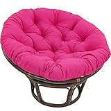 HUHJYUGE Rundes Papasan-Stuhlkissen 40cm, Papasan-Sitzkissen, Papasansessel Kissen,...