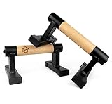 Müller & Blum Parallettes Holz, rutschfeste Liegestützgriffe, Premium Calisthenics...