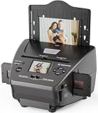 Film- und Foto-Scanner, 4-in-1-Filmscanner, mit 2,4-Zoll-LCD-Bildschirm, konvertiert 35...