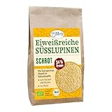 Eiweißreiches Süßlupinen-Schrot, Bio, 500g • mit 34% pflanzlichem Protein...