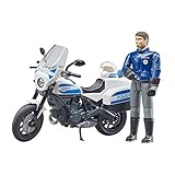 bruder 62731 - Bworld Scrambler Ducati Polizeimotorrad & Polizist - 1:16...