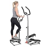 Sunny Health & Fitness Smart Twist Stair Stepper mit Lenker, Mini Stepper für...