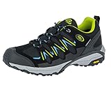 Brütting Damen Expedition Outdoor- & Trekkingschuh, Schwarz Lemon Blau, 45 EU