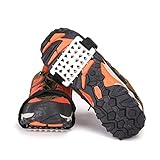 Sosoport 1 Paar 26 Schuhe Eisspikes rutschfeste Schnee Outdoor-Wanderkette Stretch...