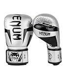 Venum Elite Boxhandschuhe - Silber/Schwarz - 14oz